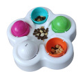 pet products round dog and cat universal fun interactive feeder adjustable dog treat ball dog feeder toy